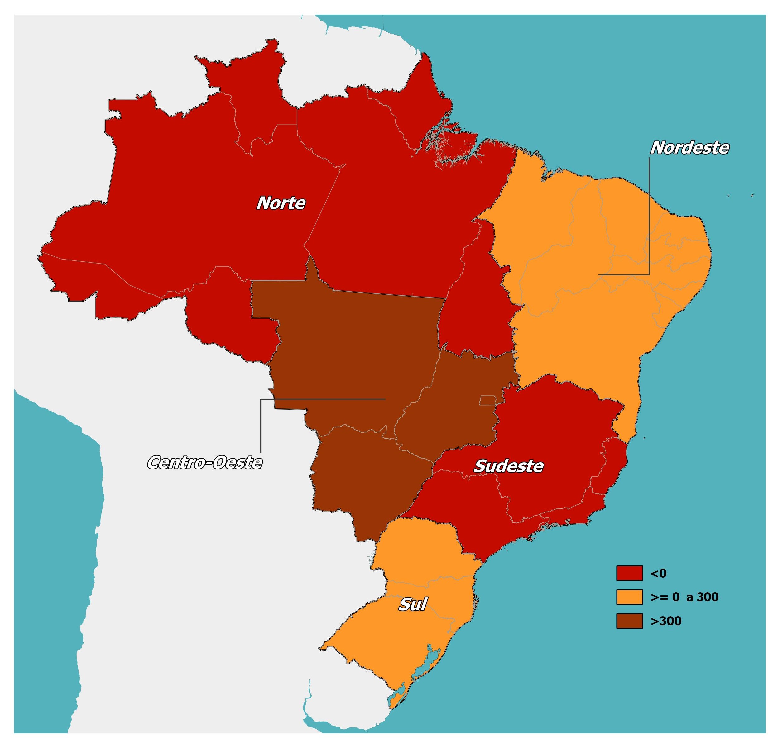 Número de vagas de trabalho criadas para trabalhadores imigrantes no mercado de trabalho formal segundo Grandes Regiões Brasil dezembro de