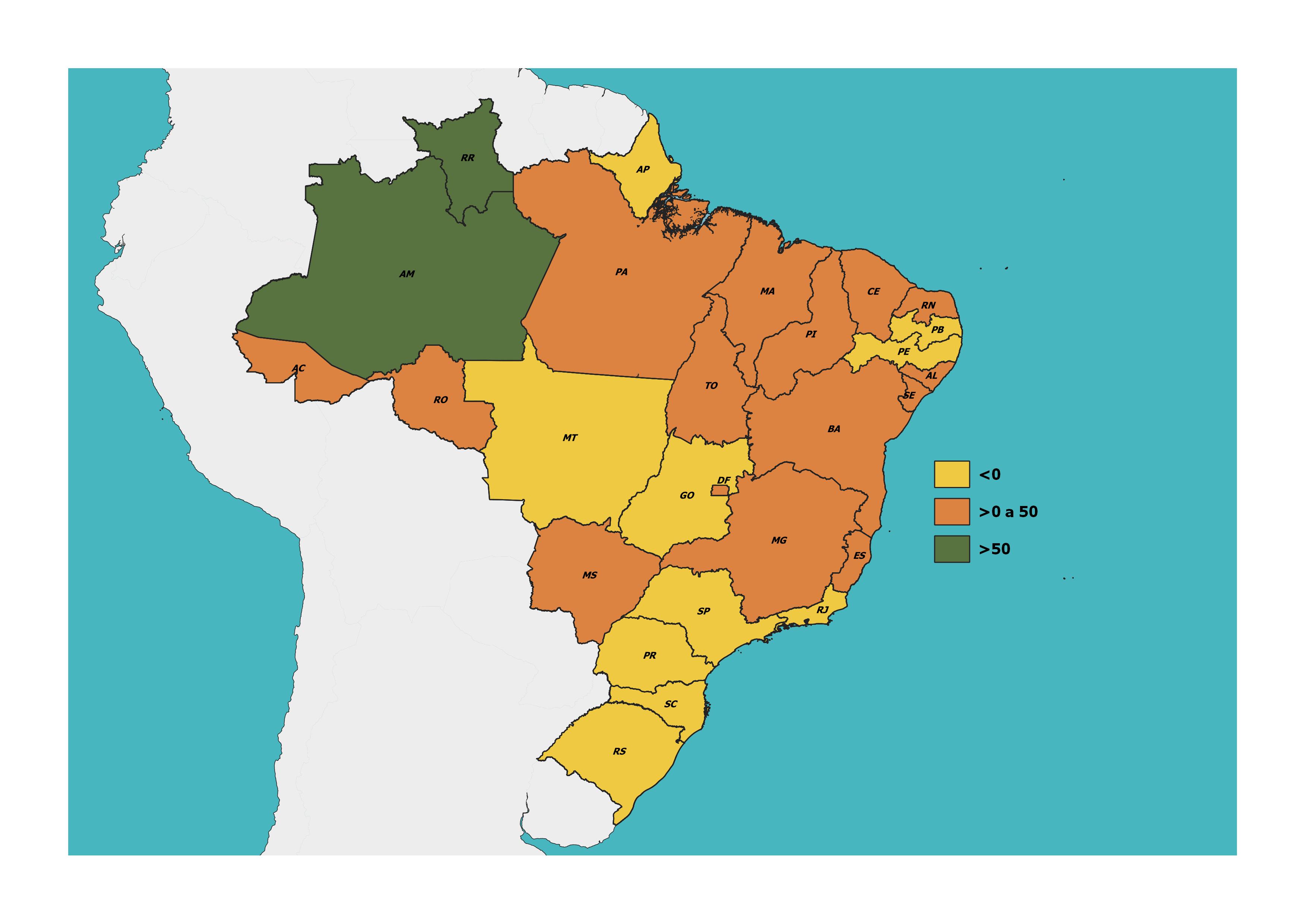 Postos de trabalho criados para trabalhadores migrantes no mercado de trabalho formal segundo Unidades da Federação Brasil junho de 2021