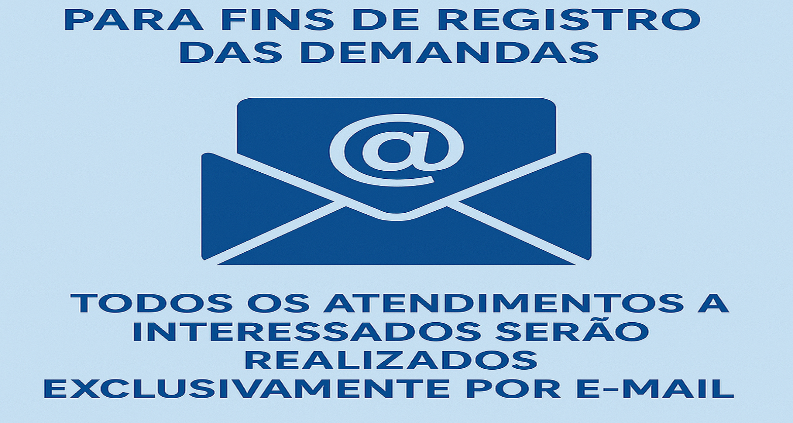 Atendimento por e-mail